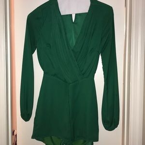 Long sleeve romper